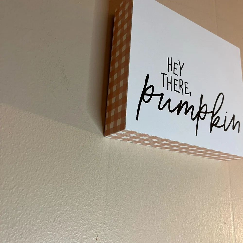 Target DISCONTINUED Hey There Pumpkin Fall Thanksgiving Canvas